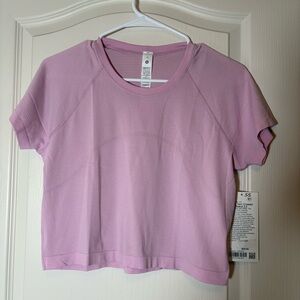 Lululemon Swiftly Tech Cropped Short-Sleeve Shirt 2.0. NWT Sold Out Vitapink